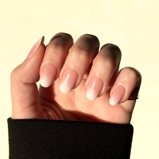 Peach Tulle - Neon Nails