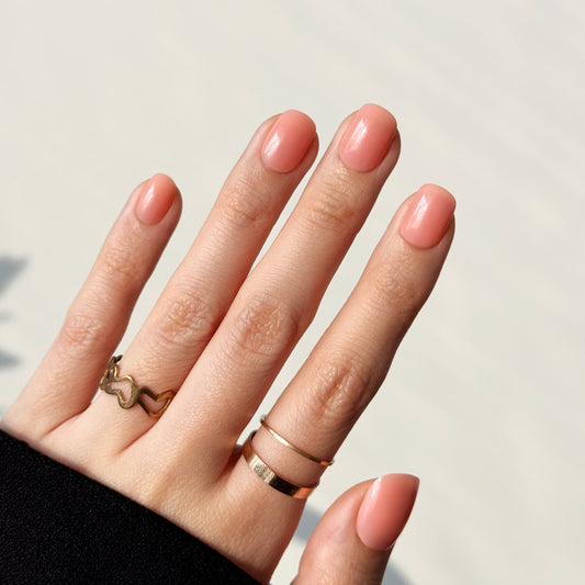 Peach Jelly - Neon Nails