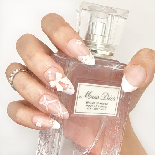 Blush Blossom - Neon Nails