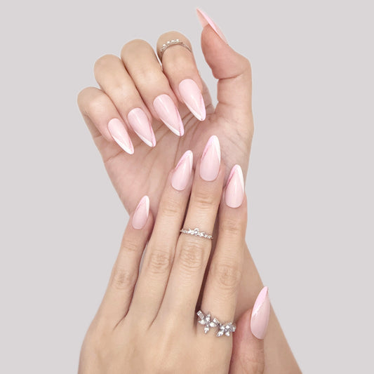 Blush Whispers - Neon Nails