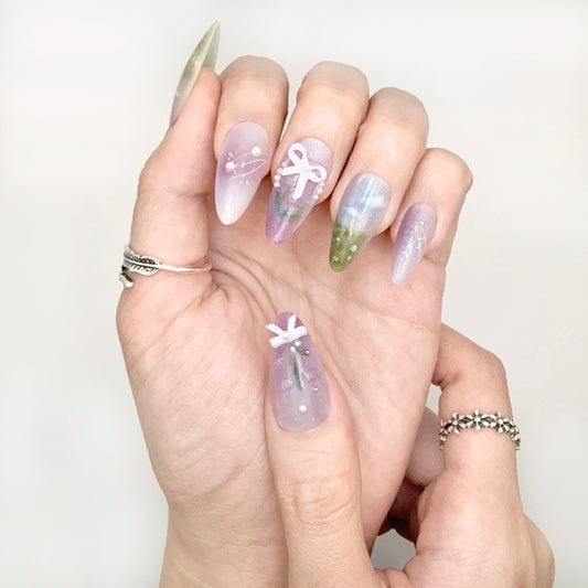 Enchanted Garden - Neon Nails