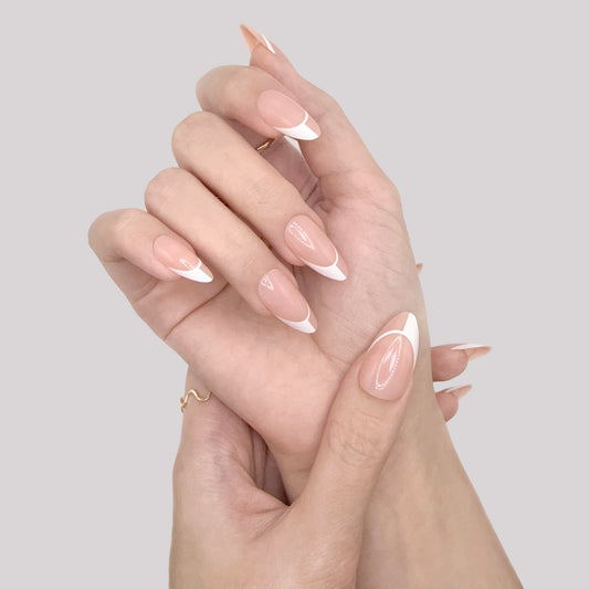 Modern French - Neon Nails