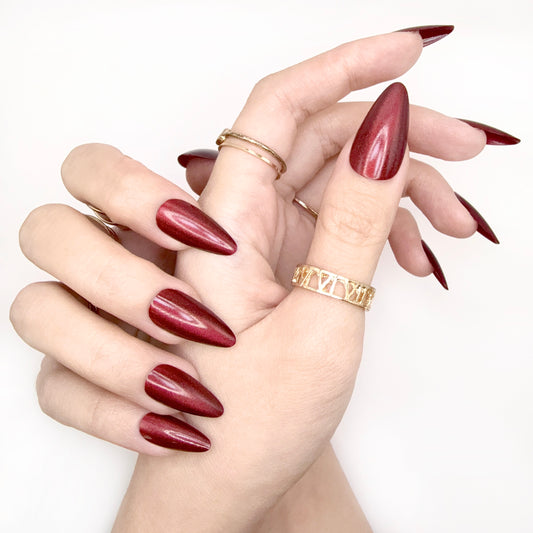 Scarlet Velvet - Neon Nails