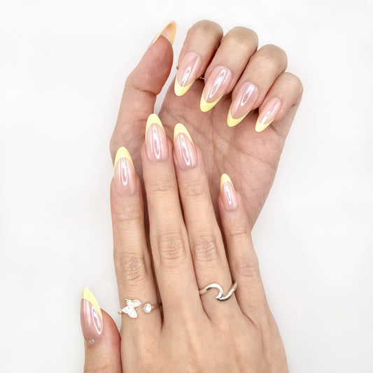 Sunlit Glow - Neon Nails