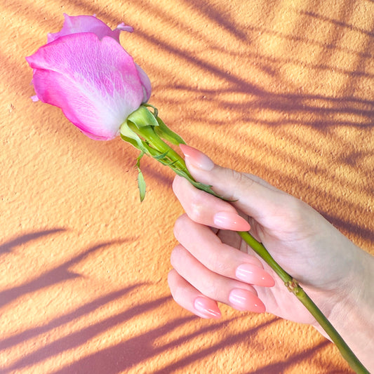 Sunset Blush - Neon Nails