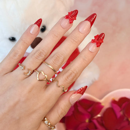 Berry Kiss - Neon Nails