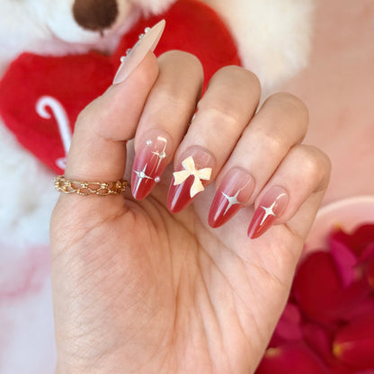 Sweetheart Charm - Neon Nails