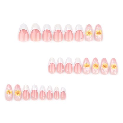 Daisy Delight - Neon Nails