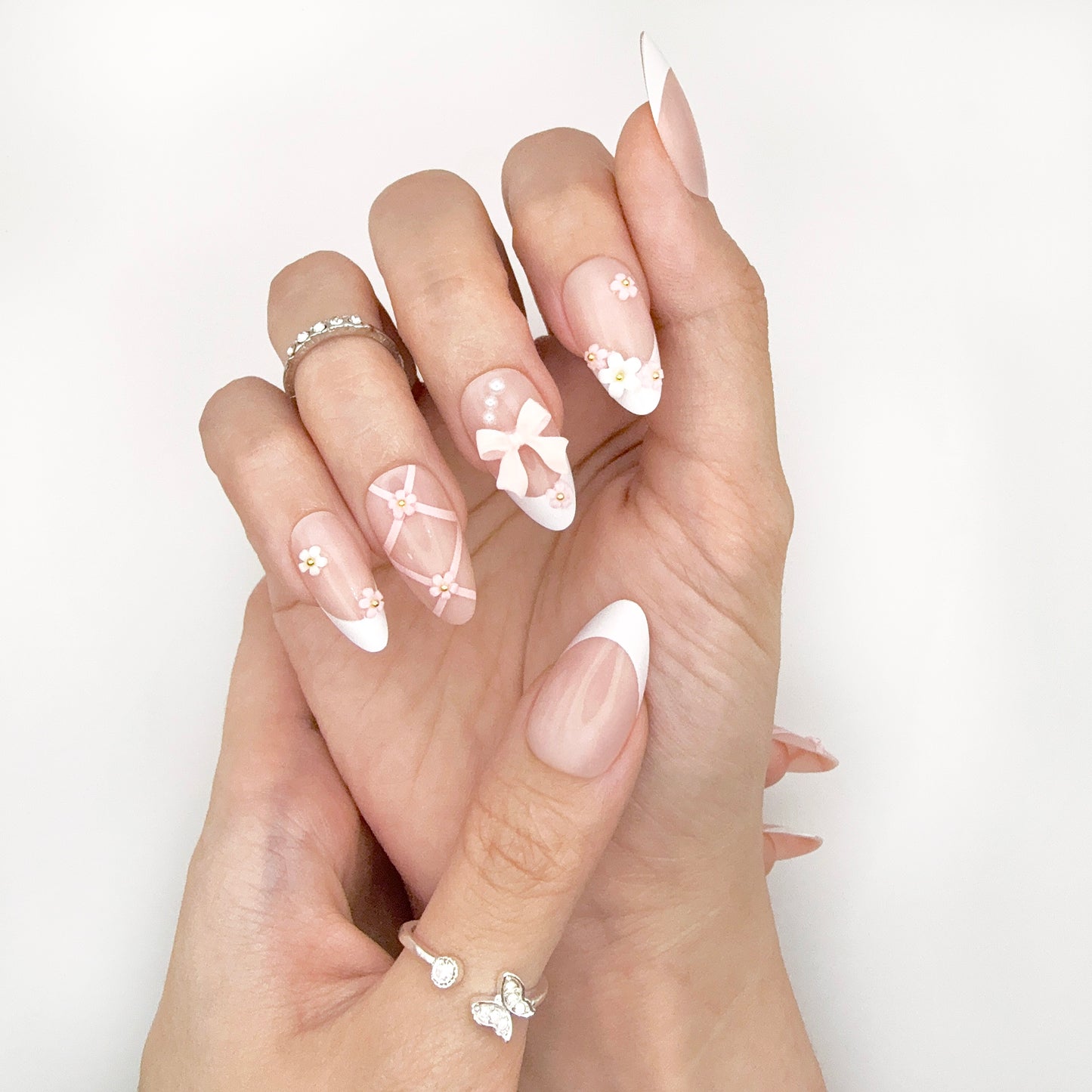 Blush Blossom - Neon Nails