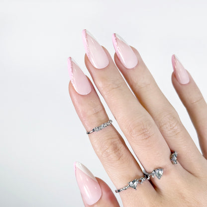 Blush Whispers - Neon Nails