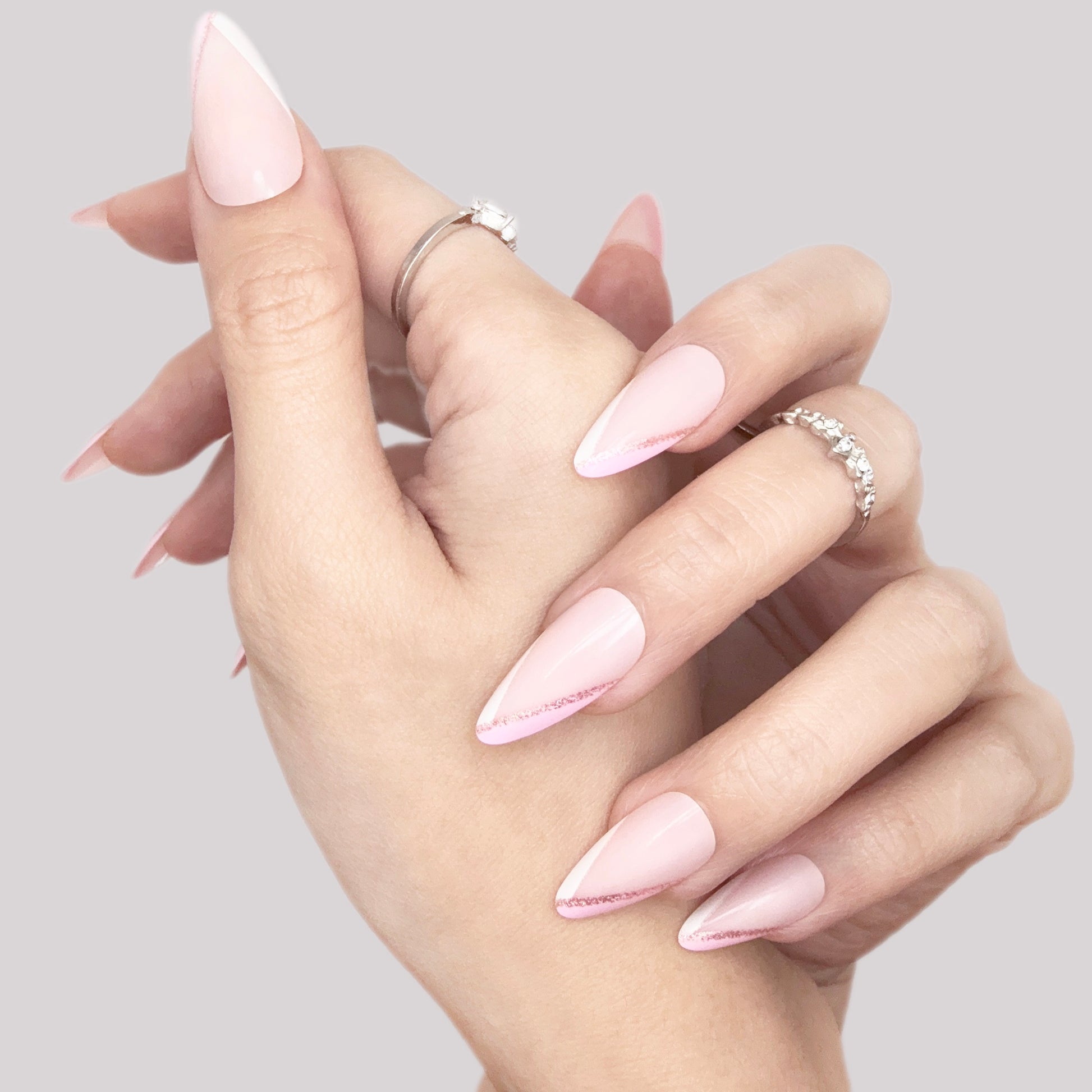 Blush Whispers - Neon Nails