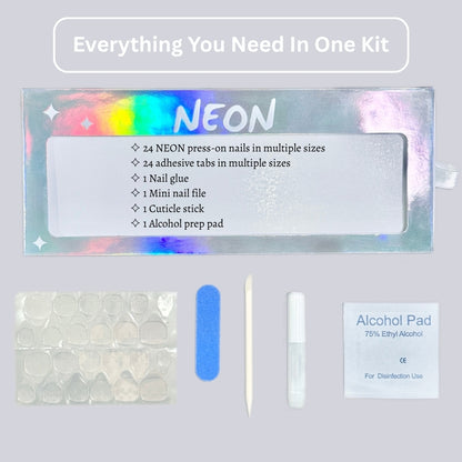 Candy Floss - Neon Nails