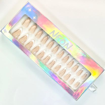 Elegant Waves - Neon Nails