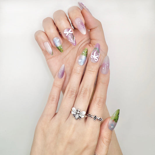 Enchanted Garden - Neon Nails