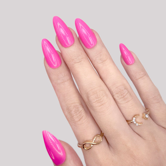 Fuchsia Pop - Neon Nails