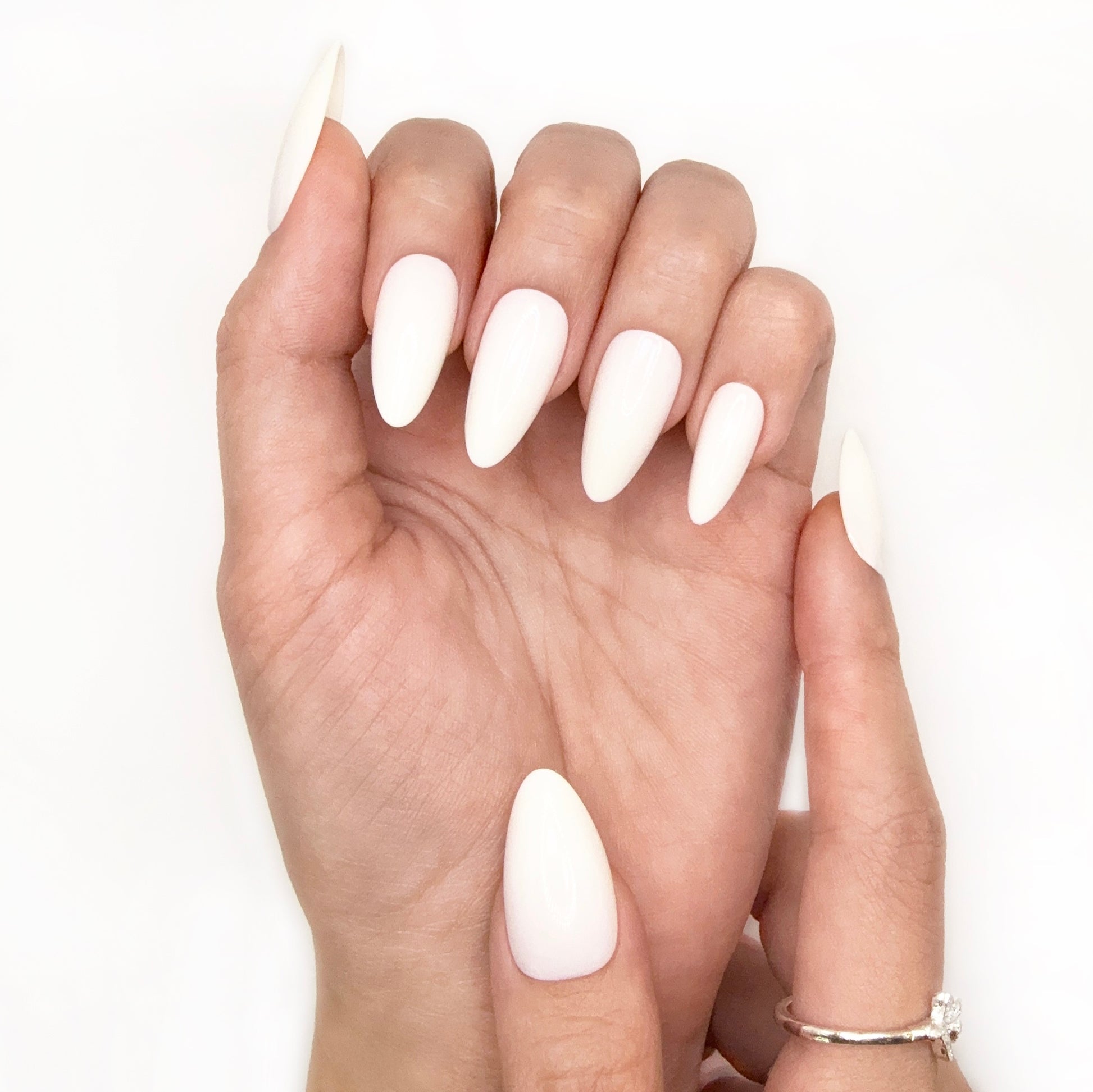 Ivory Elegance - Neon Nails