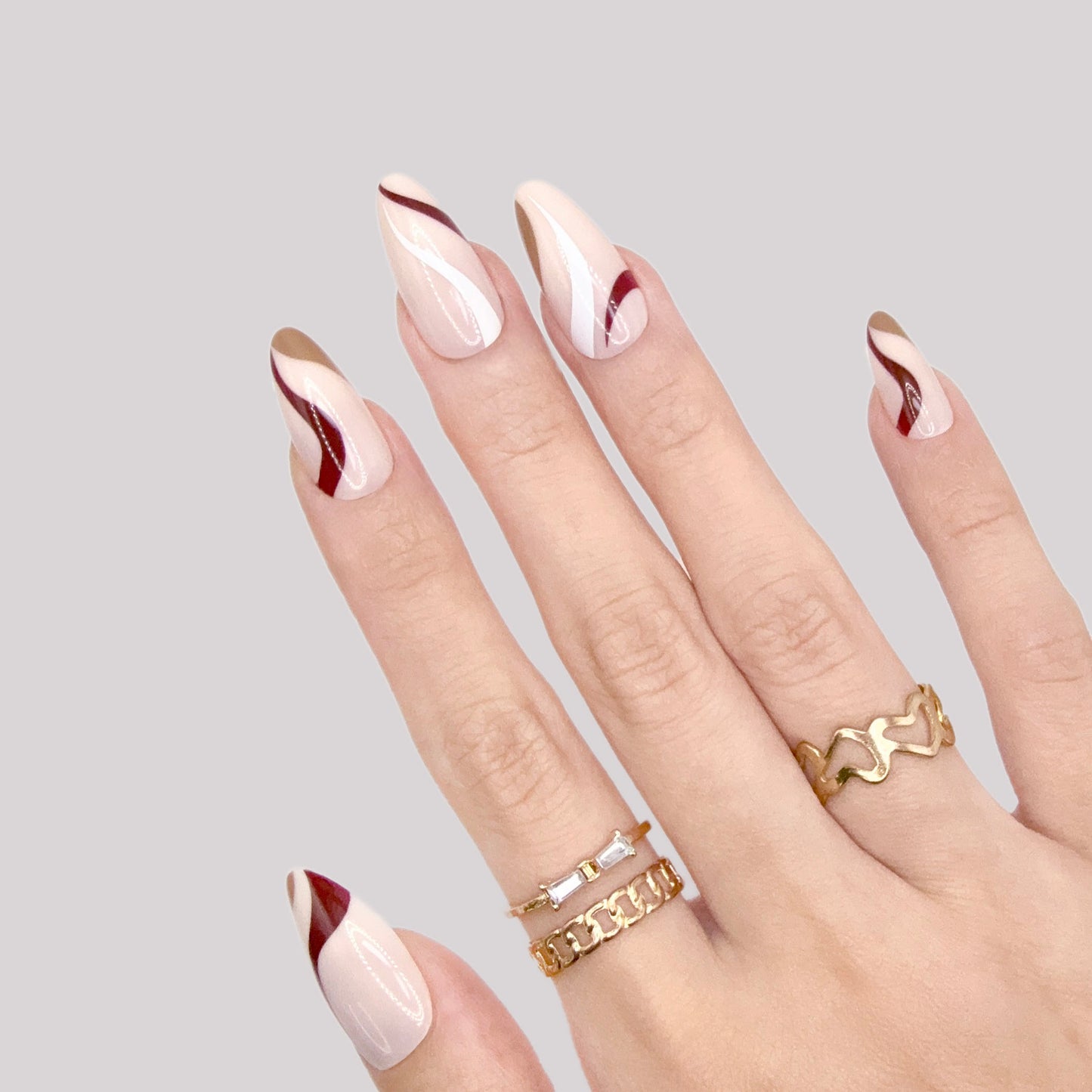 Mocha Swirl - Neon Nails