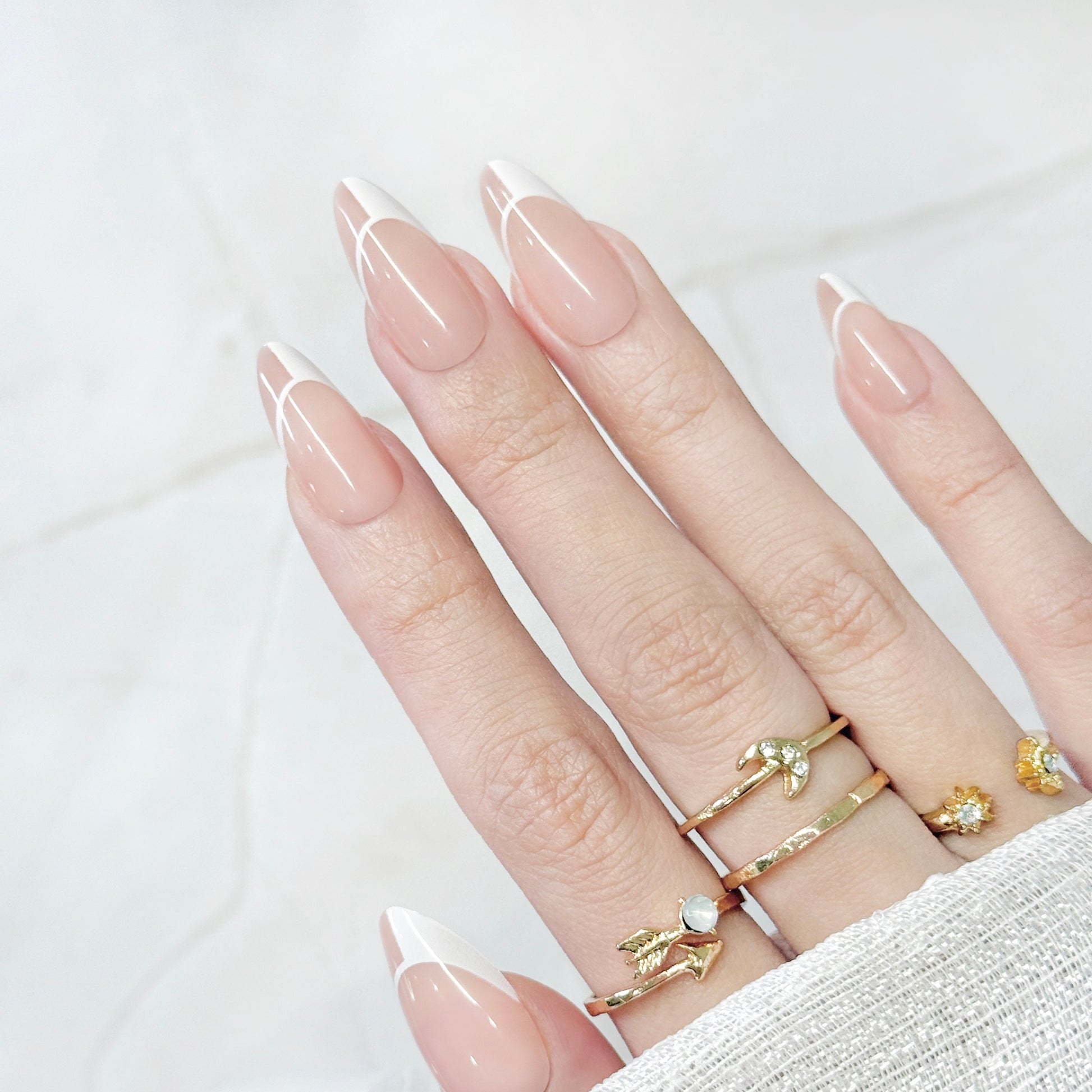 Modern French - Neon Nails