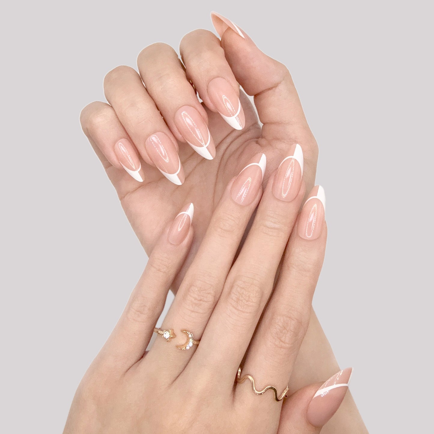 Modern French - Neon Nails