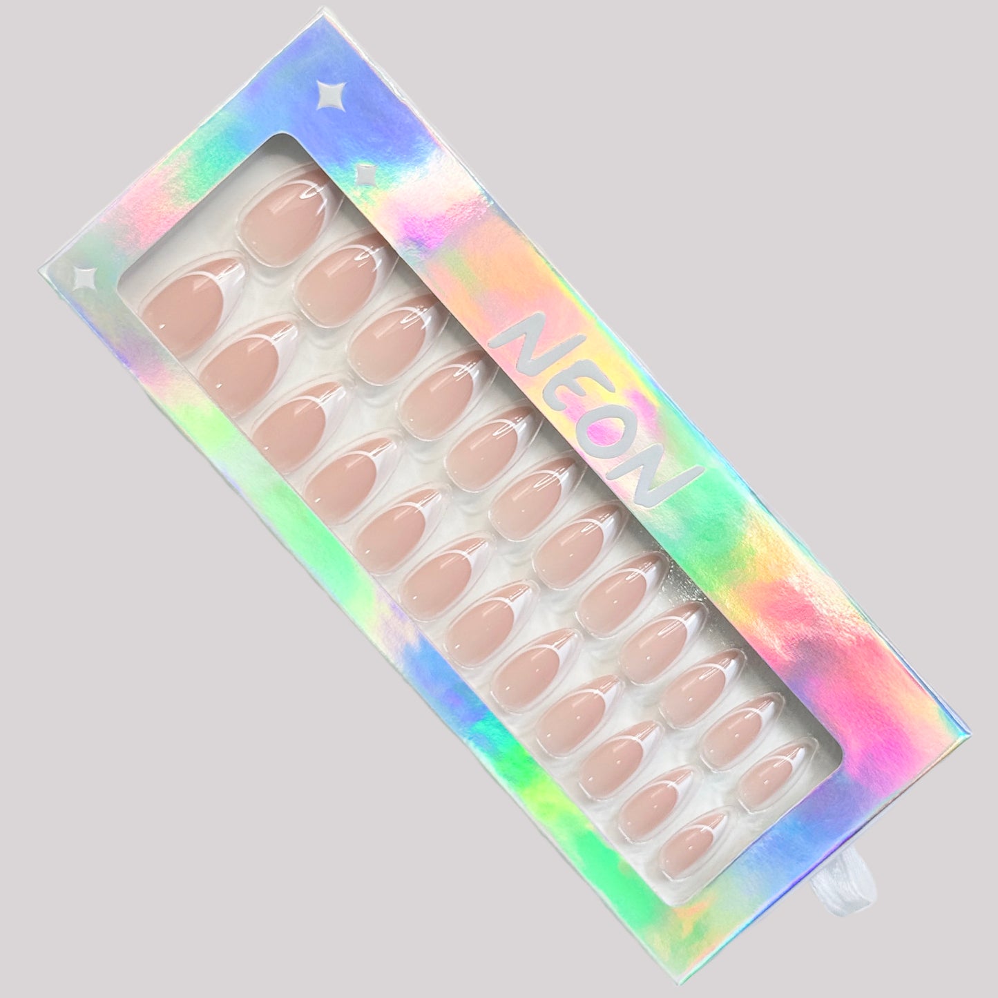 Modern French - Neon Nails