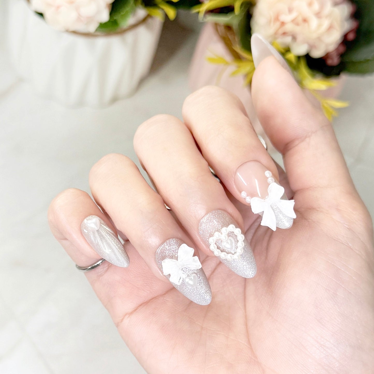 Pearl Enchantment - Neon Nails