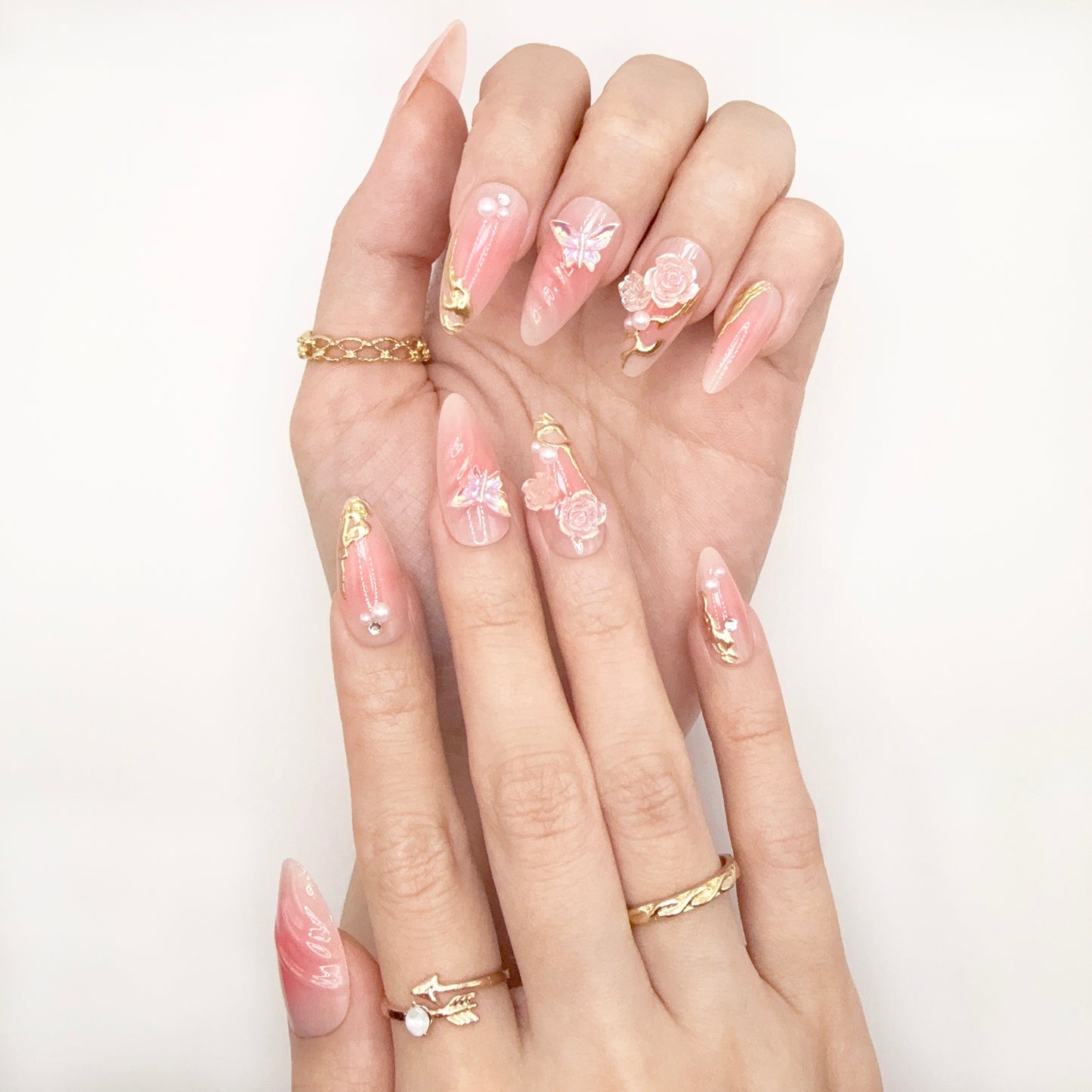 Petal Wings - Neon Nails