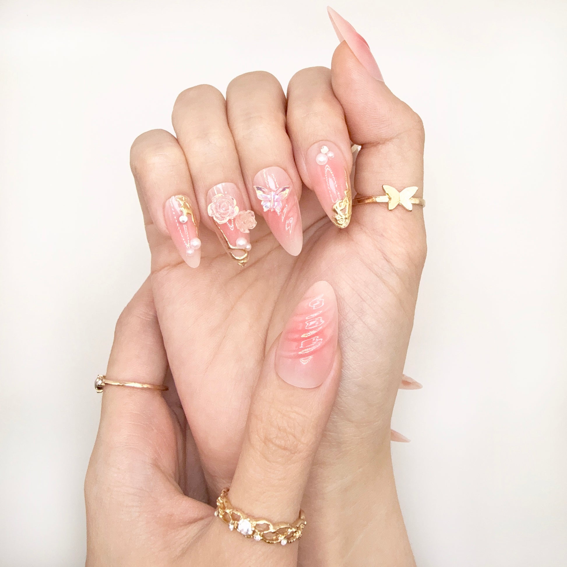 Petal Wings - Neon Nails