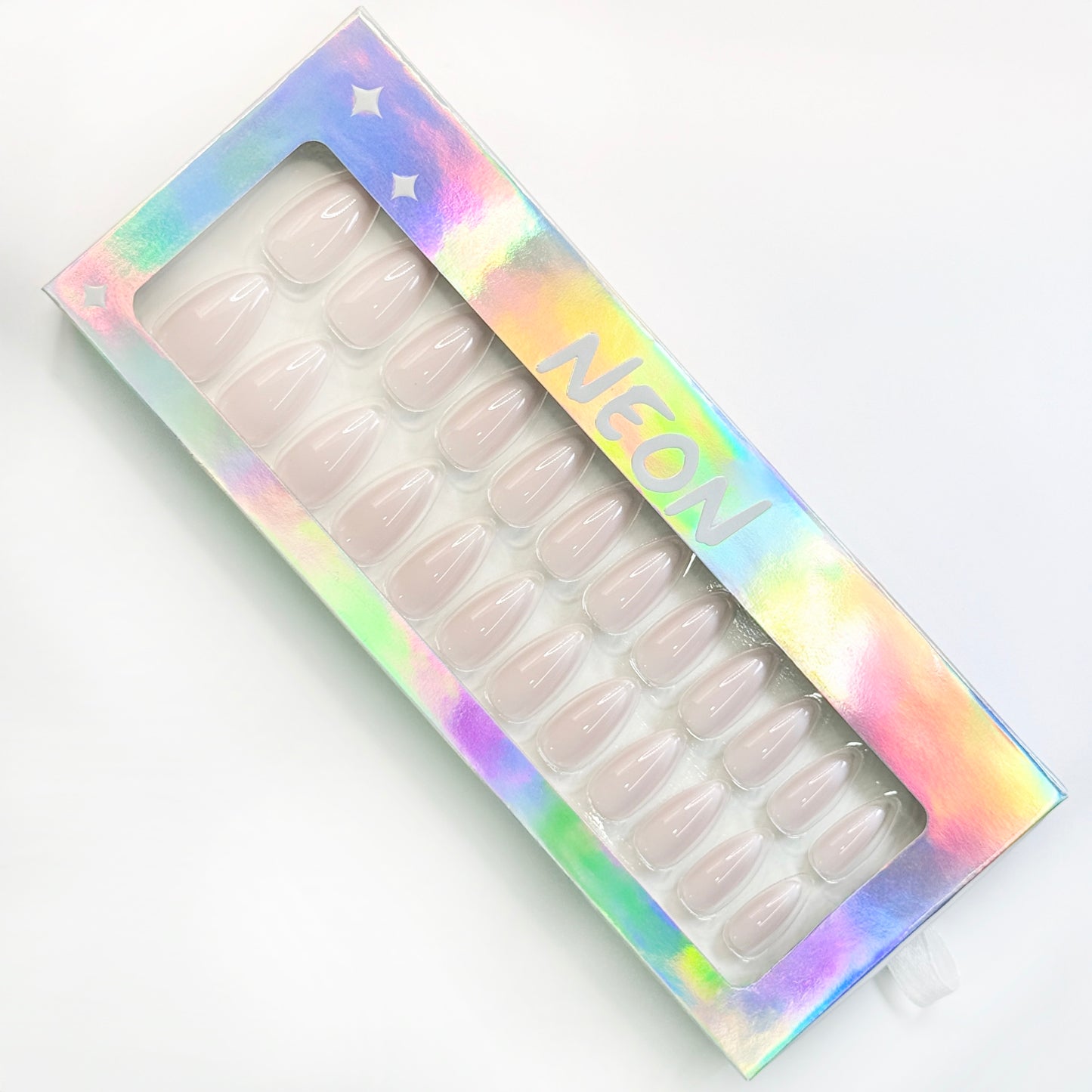 Pink Whisper - Neon Nails