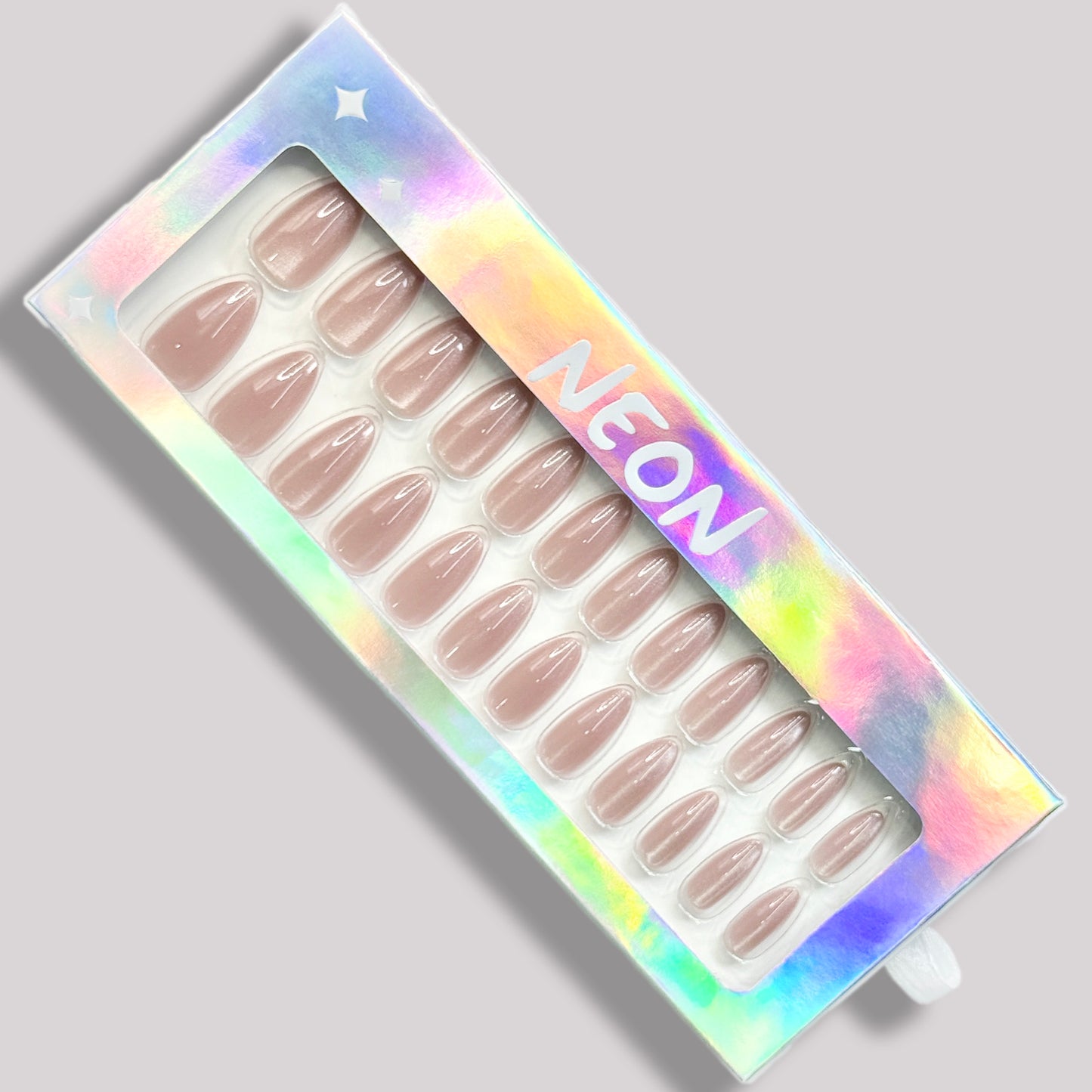 Rosé Glow - Neon Nails