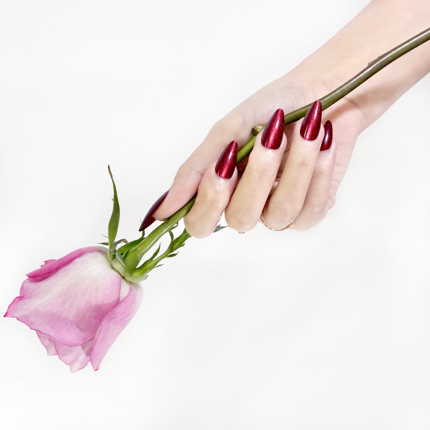 Scarlet Velvet - Neon Nails