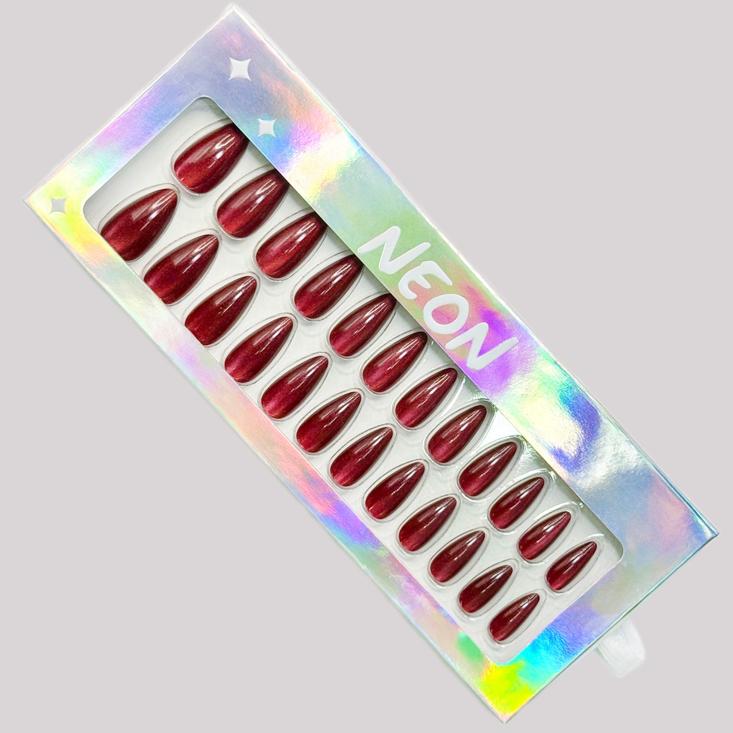 Scarlet Velvet - Neon Nails