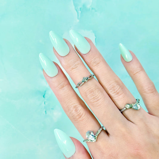 Sea-foam Bliss - Neon Nails