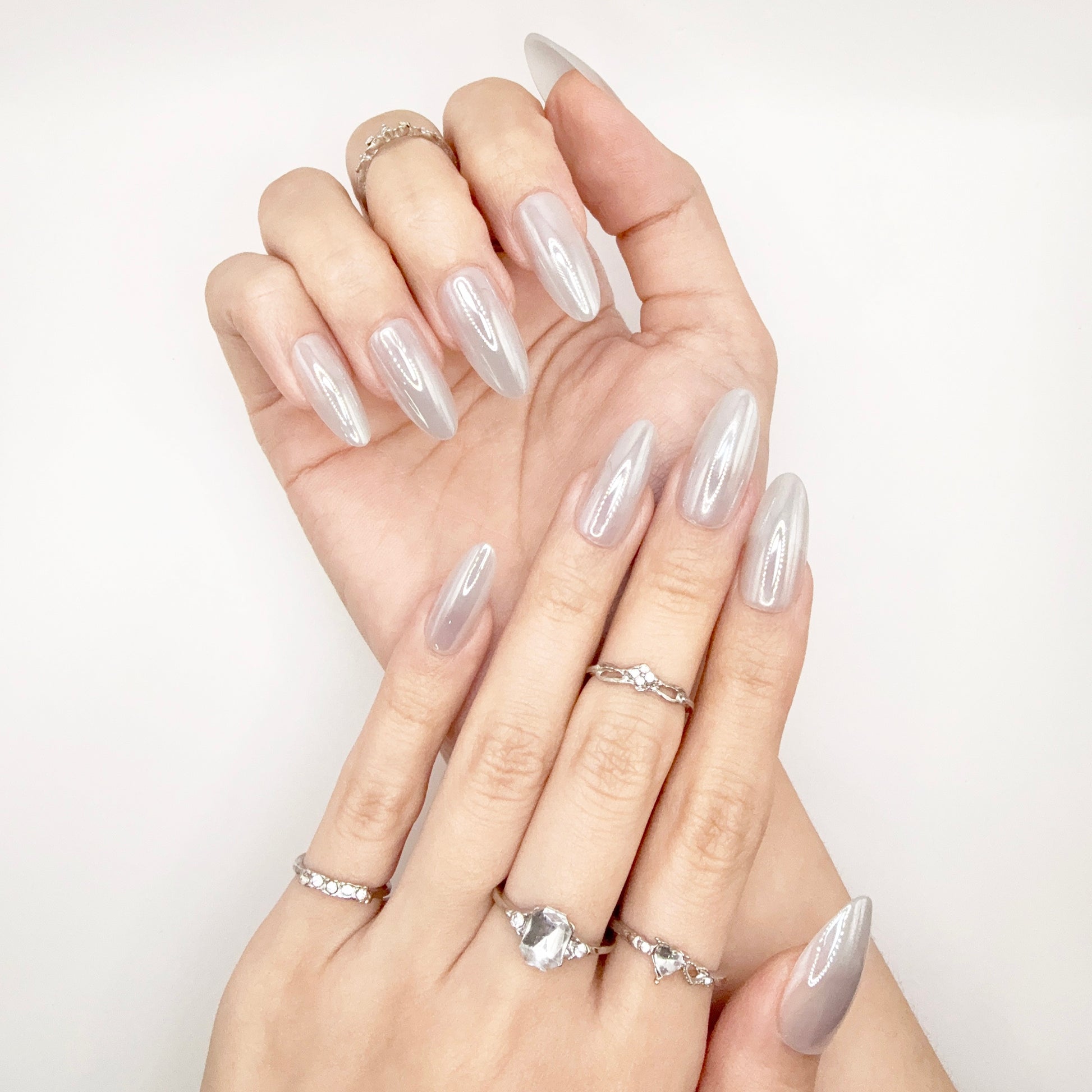Silver Mirage - Neon Nails