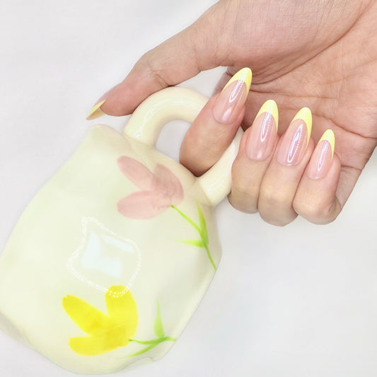 Sunlit Glow - Neon Nails