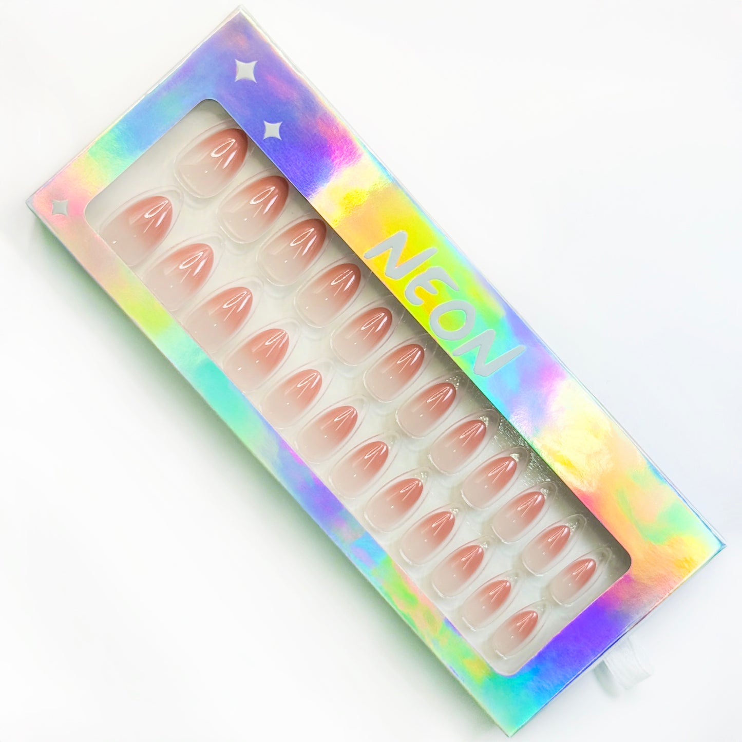 Sunset Blush - Neon Nails