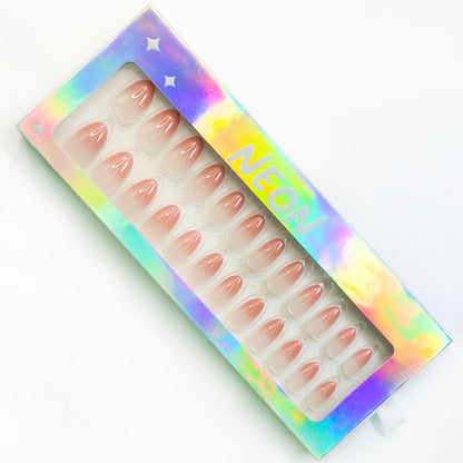 Sunset Blush - Neon Nails