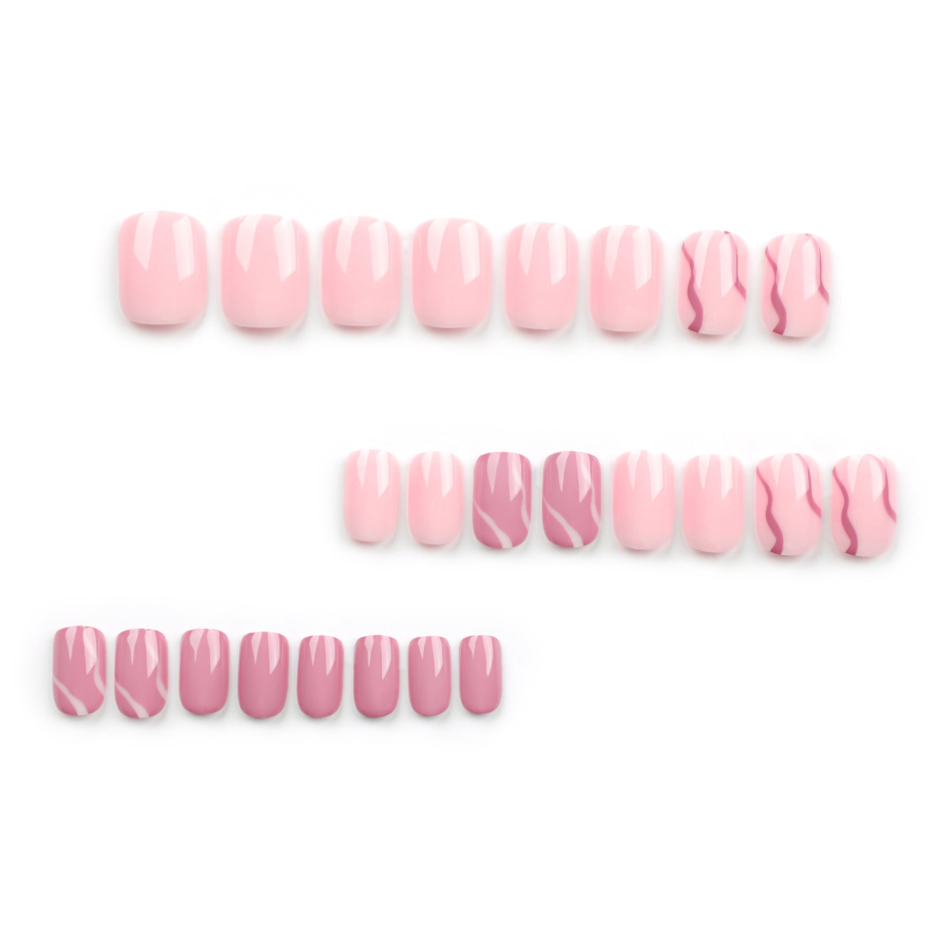Peony Swirl - Neon Nails