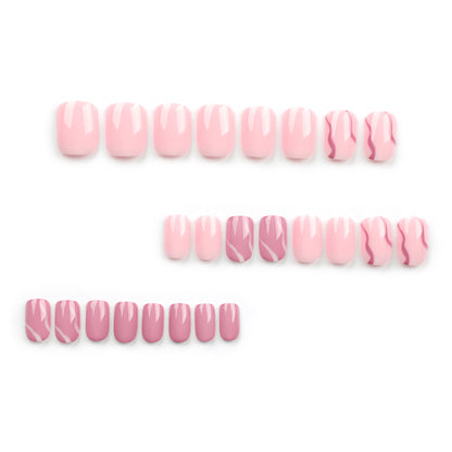 Peony Swirl - Neon Nails