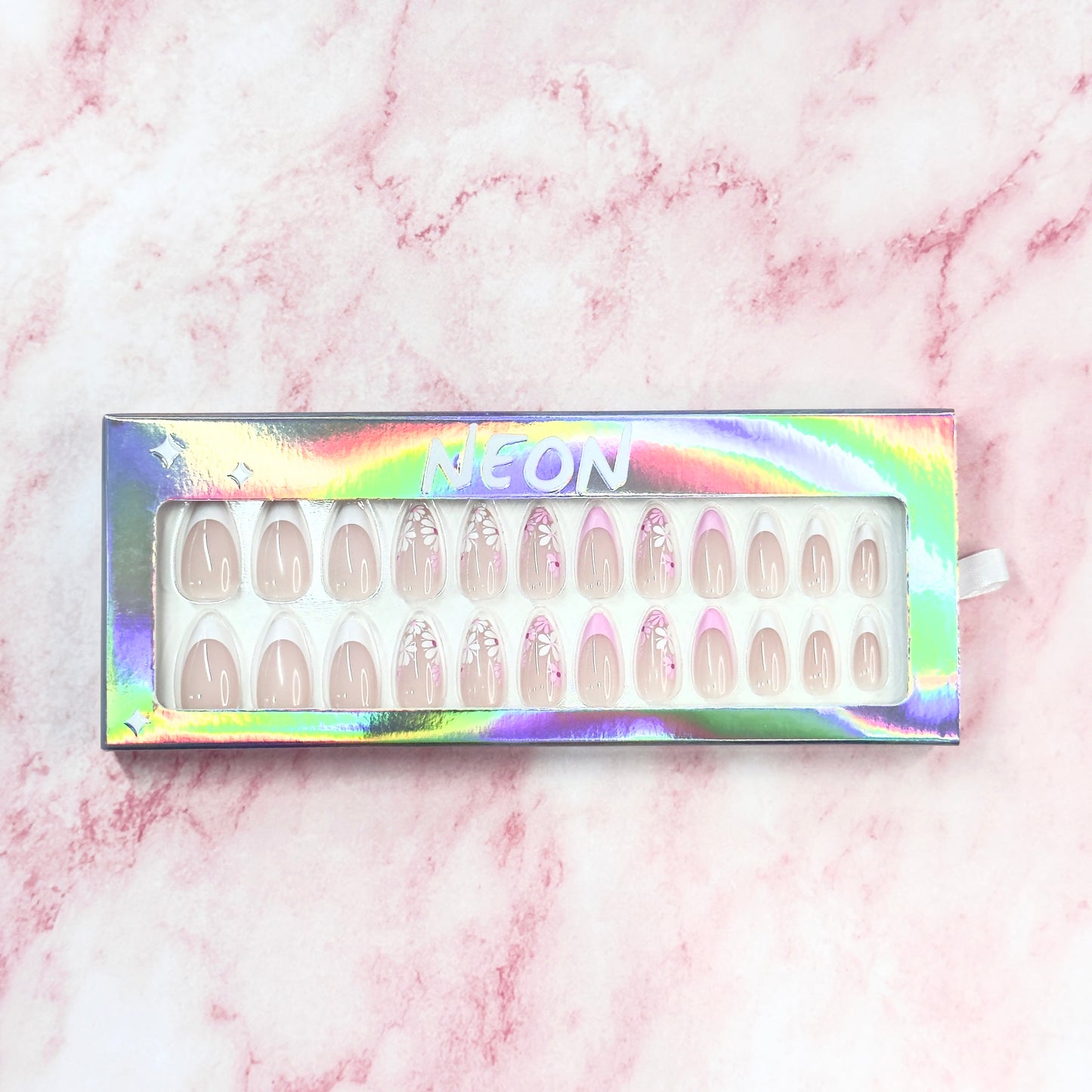 Blossom Kiss - Neon Nails
